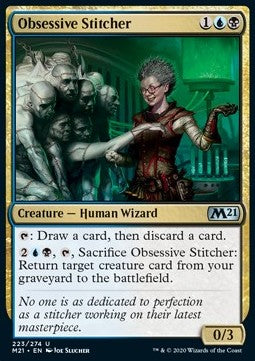 Obsessive Stitcher - Core 2021 (Uncommon) [M21-223] - JotaCards - Tu Tienda de TCG