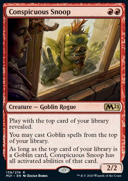 Conspicuous Snoop - Core 2021 (Rare) [M21-139] - JotaCards - Tu Tienda de TCG