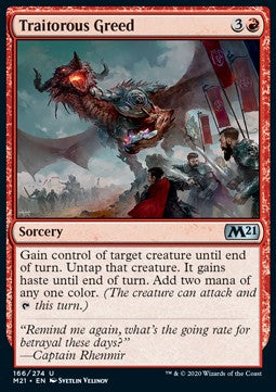Traitorous Greed - Core 2021 (Uncommon) [M21-166] - JotaCards - Tu Tienda de TCG
