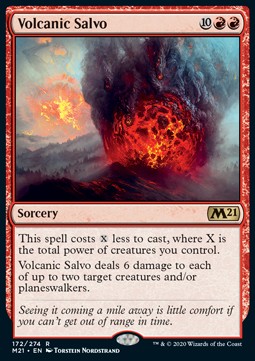 Volcanic Salvo - Core 2021 (Rare) [M21-172] - JotaCards - Tu Tienda de TCG