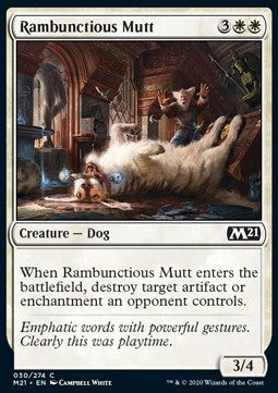 Rambunctious Mutt - Core 2021 (Common) [M21-30] - JotaCards - Tu Tienda de TCG