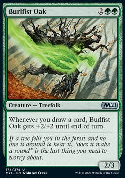 Burlfist Oak - Core 2021 (Uncommon) [M21-174] - JotaCards - Tu Tienda de TCG