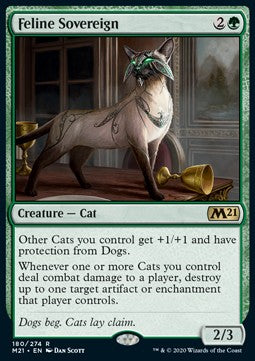 Feline Sovereign - Core 2021 (Rare) [M21-180] - JotaCards - Tu Tienda de TCG