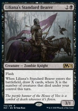 Liliana's Standard Bearer - Core 2021 (Rare) [M21-110] - JotaCards - Tu Tienda de TCG