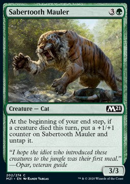 Sabertooth Mauler - Core 2021 (Common) [M21-202] - JotaCards - Tu Tienda de TCG