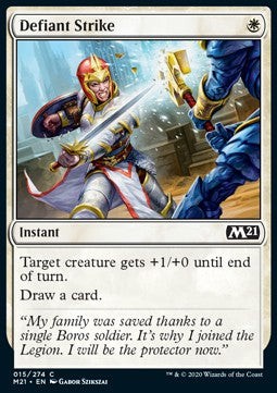 Defiant Strike - Core 2021 (Common) [M21-15] - JotaCards - Tu Tienda de TCG