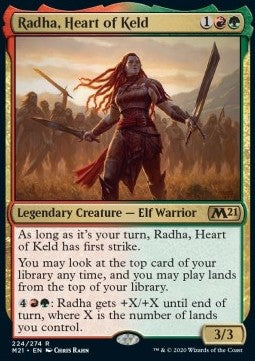 Radha, Heart of Keld - Core 2021 (Rare) [M21-224] - JotaCards - Tu Tienda de TCG
