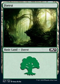 Forest (V.3) - Core 2021 (Land) [M21-274] - JotaCards - Tu Tienda de TCG