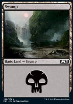 Swamp (V.3) - Core 2021 (Land) [M21-268] - JotaCards - Tu Tienda de TCG