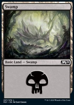Swamp (V.2) - Core 2021 (Land) [M21-267] - JotaCards - Tu Tienda de TCG