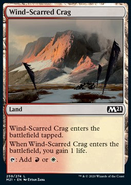 Wind-Scarred Crag - Core 2021 (Common) [M21-259] - JotaCards - Tu Tienda de TCG