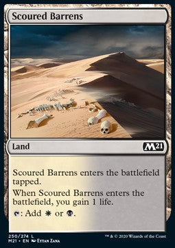 Scoured Barrens - Core 2021 (Common) [M21-250] - JotaCards - Tu Tienda de TCG
