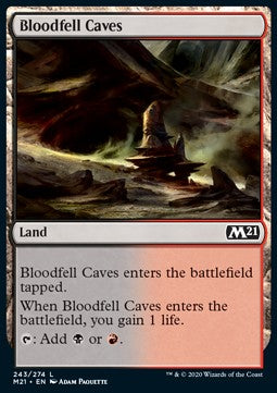 Bloodfell Caves - Core 2021 (Common) [M21-243] - JotaCards - Tu Tienda de TCG