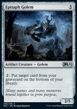 Epitaph Golem - Core 2021 (Uncommon) [M21-230] - JotaCards - Tu Tienda de TCG
