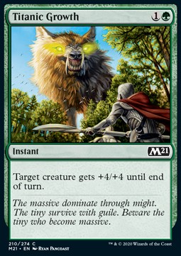 Titanic Growth - Core 2021 (Common) [M21-210] - JotaCards - Tu Tienda de TCG