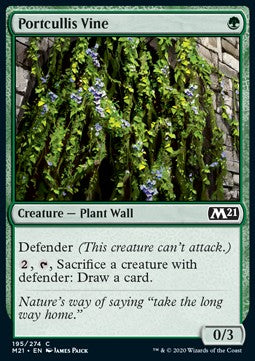 Portcullis Vine - Core 2021 (Common) [M21-195] - JotaCards - Tu Tienda de TCG