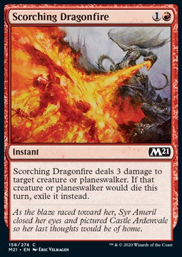 Scorching Dragonfire - Core 2021 (Common) [M21-158] - JotaCards - Tu Tienda de TCG
