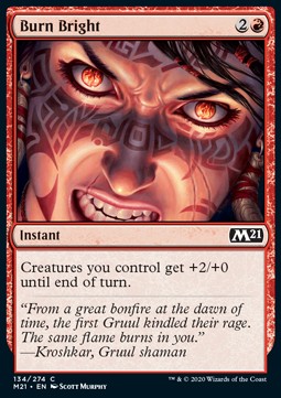 Burn Bright - Core 2021 (Common) [M21-134] - JotaCards - Tu Tienda de TCG
