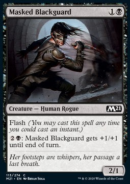 Masked Blackguard - Core 2021 (Common) [M21-113] - JotaCards - Tu Tienda de TCG