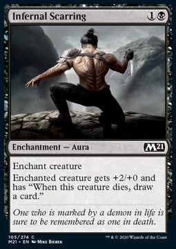 Infernal Scarring - Core 2021 (Common) [M21-105] - JotaCards - Tu Tienda de TCG