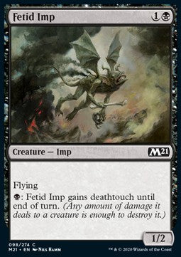 Fetid Imp - Core 2021 (Common) [M21-98] - JotaCards - Tu Tienda de TCG