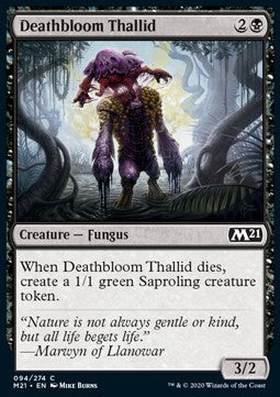 Deathbloom Thallid - Core 2021 (Common) [M21-94] - JotaCards - Tu Tienda de TCG