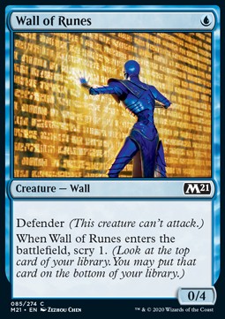 Wall of Runes - Core 2021 (Common) [M21-85] - JotaCards - Tu Tienda de TCG