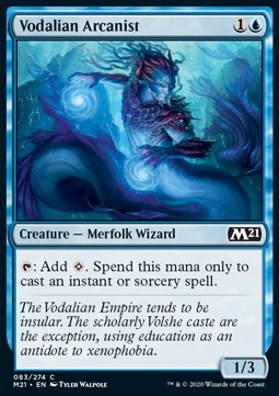 Vodalian Arcanist - Core 2021 (Common) [M21-83] - JotaCards - Tu Tienda de TCG
