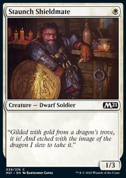 Staunch Shieldmate - Core 2021 (Common) [M21-39] - JotaCards - Tu Tienda de TCG
