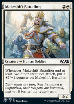 Makeshift Battalion - Core 2021 (Common) [M21-26] - JotaCards - Tu Tienda de TCG