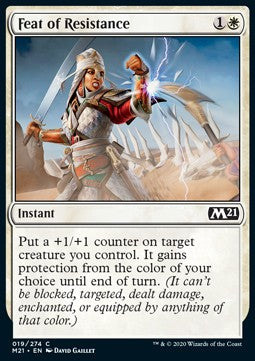 Feat of Resistance - Core 2021 (Common) [M21-19] - JotaCards - Tu Tienda de TCG