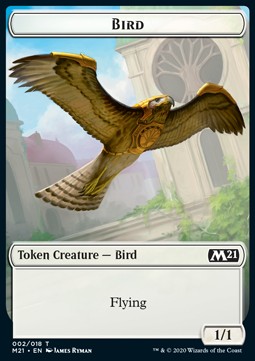 Bird Token (White 1/1) - Core 2021: Extras (Token) [XM21-T02] - JotaCards - Tu Tienda de TCG