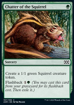 Chatter of the Squirrel - Double Masters (Common) [2XM-157] - JotaCards - Tu Tienda de TCG