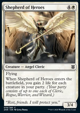 Shepherd of Heroes - Zendikar Rising (Common) [ZNR-38] - JotaCards - Tu Tienda de TCG