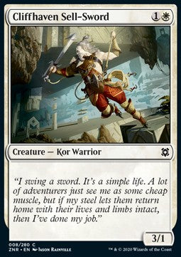 Cliffhaven Sell-Sword - Zendikar Rising (Common) [ZNR-8] - JotaCards - Tu Tienda de TCG