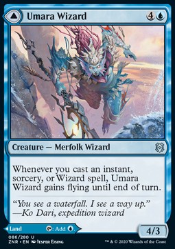 Umara Wizard // Umara Skyfalls - Zendikar Rising (Uncommon) [ZNR-86] - JotaCards - Tu Tienda de TCG