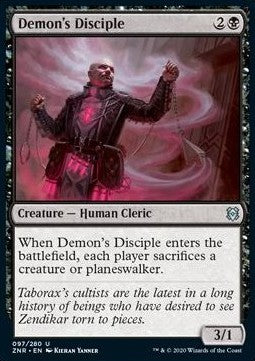 Demon's Disciple - Zendikar Rising (Uncommon) [ZNR-97] - JotaCards - Tu Tienda de TCG