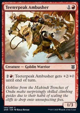 Teeterpeak Ambusher - Zendikar Rising (Common) [ZNR-169] - JotaCards - Tu Tienda de TCG