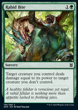 Rabid Bite - Zendikar Rising (Common) [ZNR-199] - JotaCards - Tu Tienda de TCG
