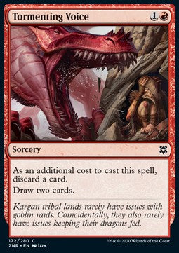 Tormenting Voice - Zendikar Rising (Common) [ZNR-172] - JotaCards - Tu Tienda de TCG