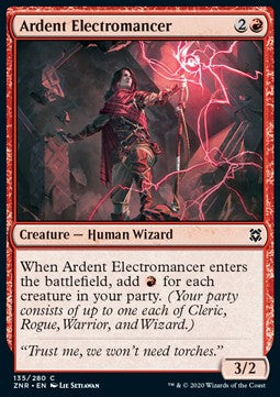 Ardent Electromancer - Zendikar Rising (Common) [ZNR-135] - JotaCards - Tu Tienda de TCG