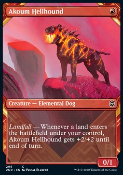 Akoum Hellhound - Zendikar Rising: Extras (Common) [XZNR-299] - JotaCards - Tu Tienda de TCG
