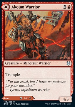 Akoum Warrior // Akoum Teeth - Zendikar Rising (Uncommon) [ZNR-134] - JotaCards - Tu Tienda de TCG