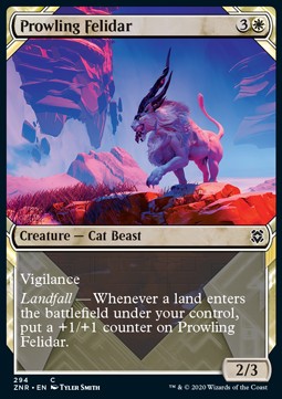 Prowling Felidar - Zendikar Rising: Extras (Common) [XZNR-294] - JotaCards - Tu Tienda de TCG