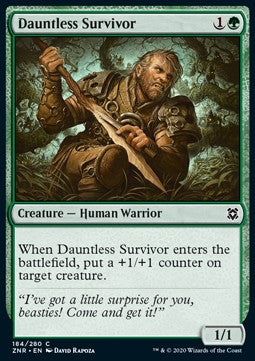 Dauntless Survivor - Zendikar Rising (Common) [ZNR-184] - JotaCards - Tu Tienda de TCG