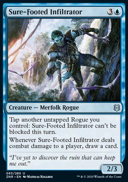 Sure-Footed Infiltrator - Zendikar Rising (Uncommon) [ZNR-83] - JotaCards - Tu Tienda de TCG