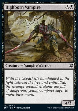 Highborn Vampire - Zendikar Rising (Common) [ZNR-107] - JotaCards - Tu Tienda de TCG