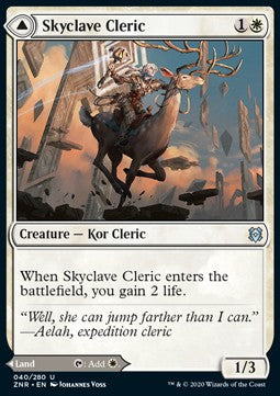 Skyclave Cleric // Skyclave Basilica - Zendikar Rising (Uncommon) [ZNR-40] - JotaCards - Tu Tienda de TCG