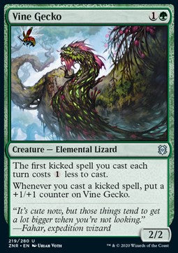 Vine Gecko - Zendikar Rising (Uncommon) [ZNR-219] - JotaCards - Tu Tienda de TCG
