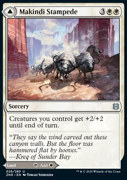 Makindi Stampede // Makindi Mesas - Zendikar Rising (Uncommon) [ZNR-26] - JotaCards - Tu Tienda de TCG
